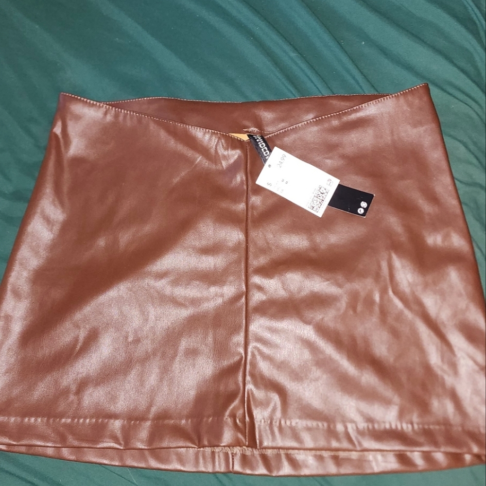 Leather skirt